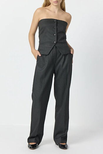 Leveté Room - Deacon 4 Top Dark Grey Melange