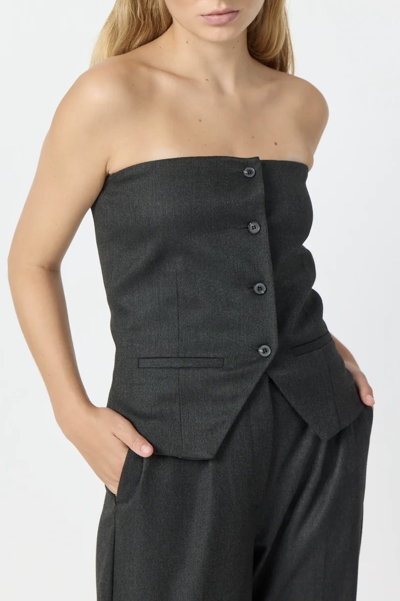 Leveté Room - Deacon 4 Top Dark Grey Melange - 2
