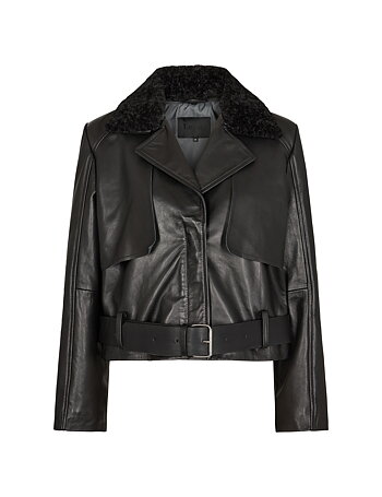 Leveté Room - Destiny 1 Leather Jacket Black