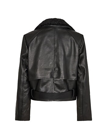 Leveté Room - Destiny 1 Leather Jacket Black