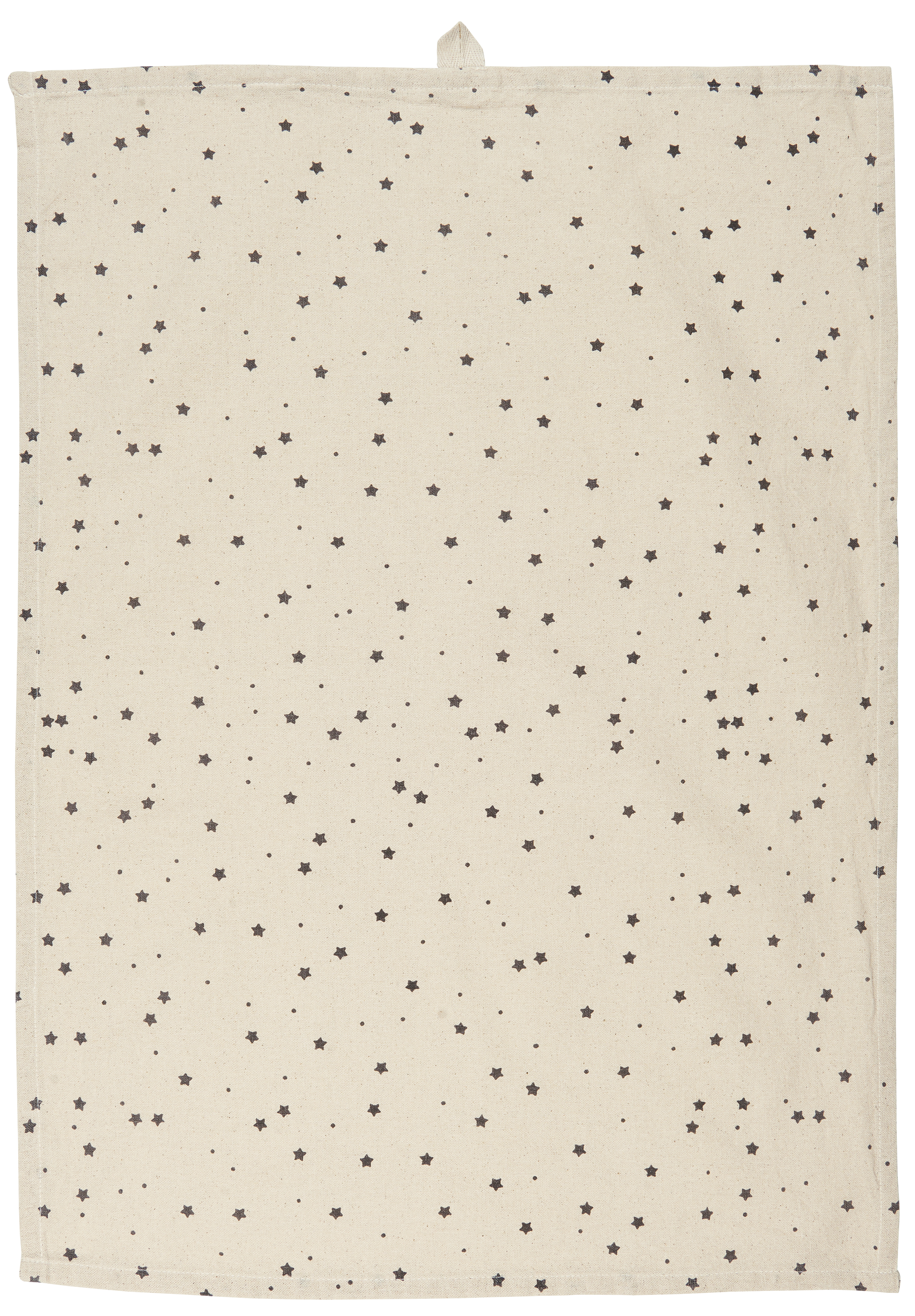 Kökshandduk - Stjärnor - Natur/Grå - 50x70 cm - 2