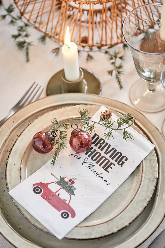 Servett 16-pack - Driving home for Christmas