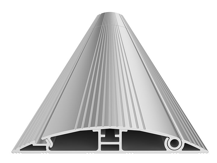 M Cable Cover Floor Aluminium 139mm-W 2200mm-L 
