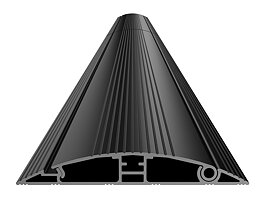 M Cable Cover Floor Black 139mm-W 2200mm-L