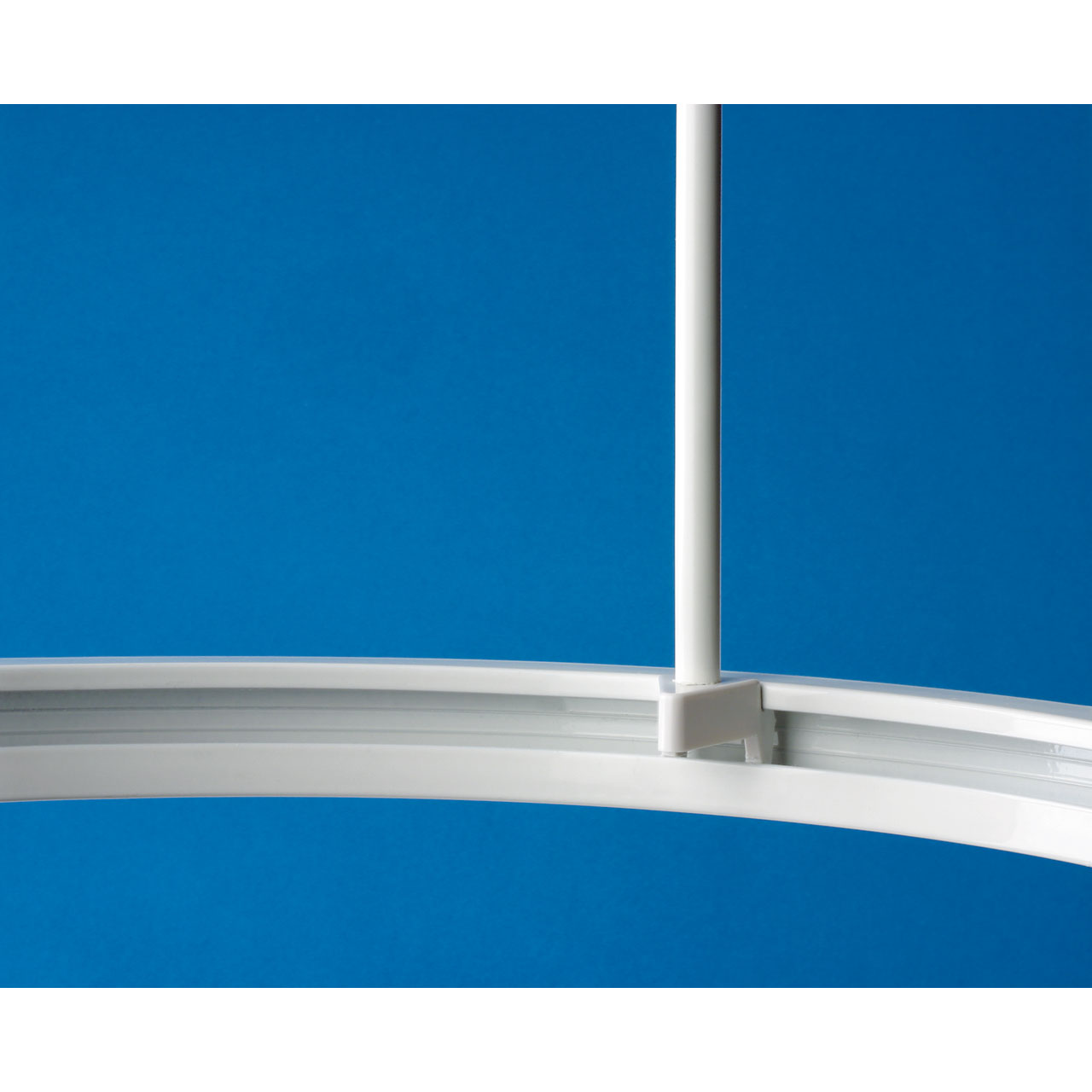 Professional Shower Curtain Tracks - Rigid (white) - 2