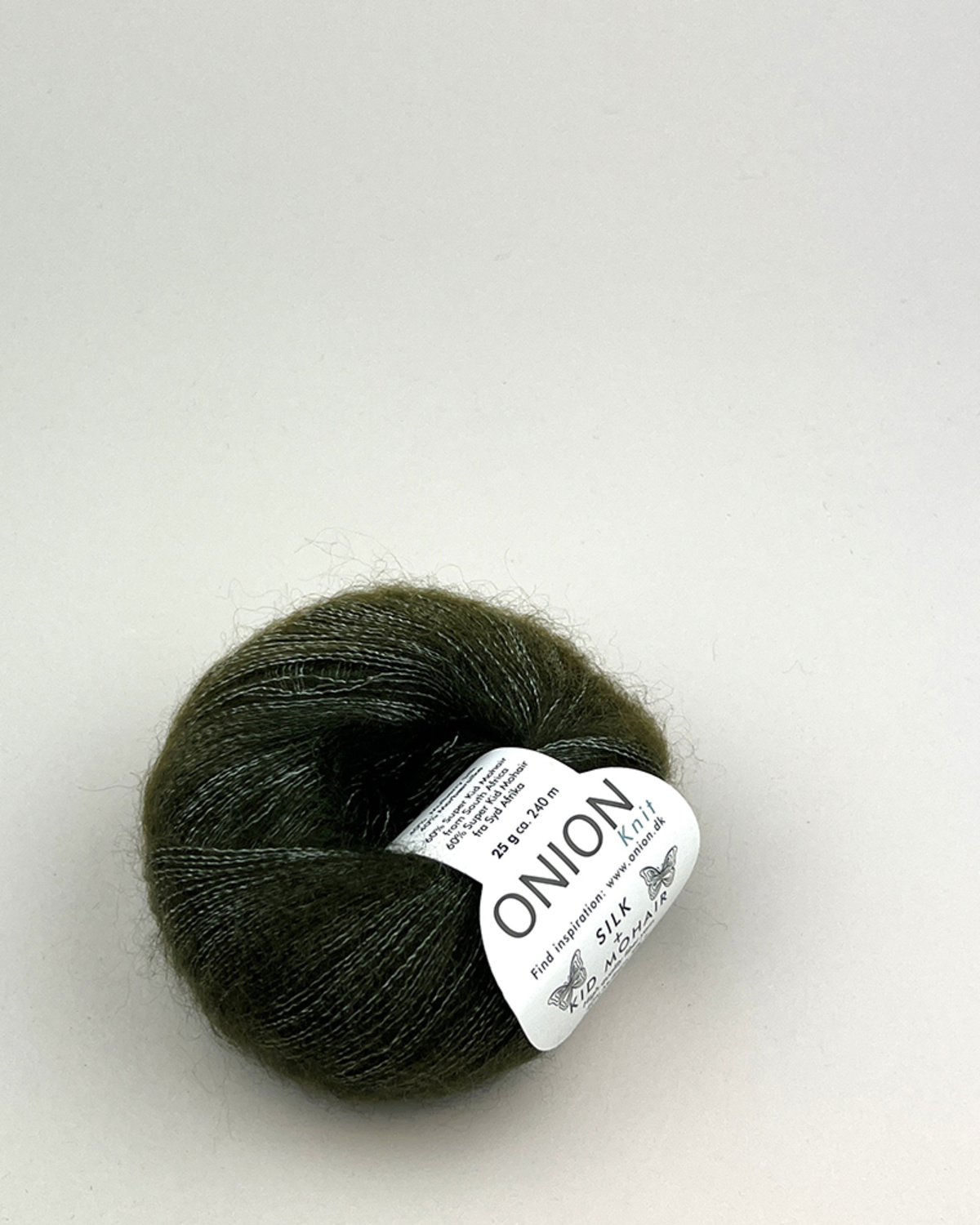 Onion Silk + Kid Mohair, Green Olive 3007
