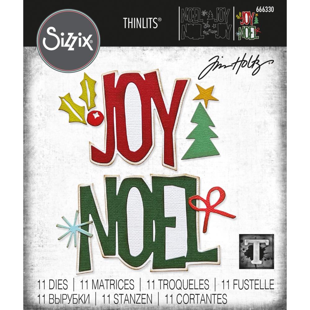 Thinlits Dies By Tim Holtz - Big Tidings