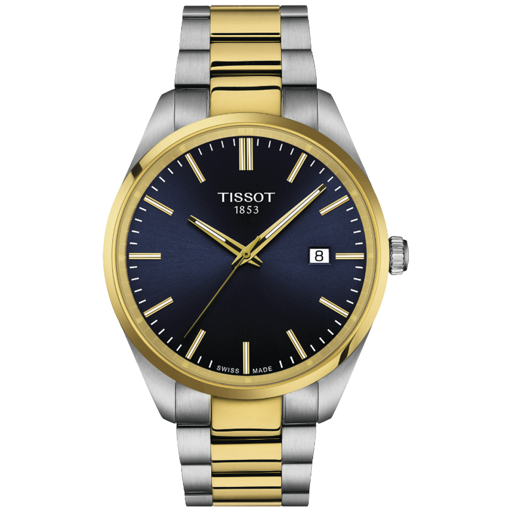 T150.410.22.041.00 Tissot PR 100 Quartz 40 blå och guld