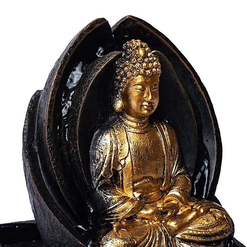 Mediterande Buddha fontän - 3