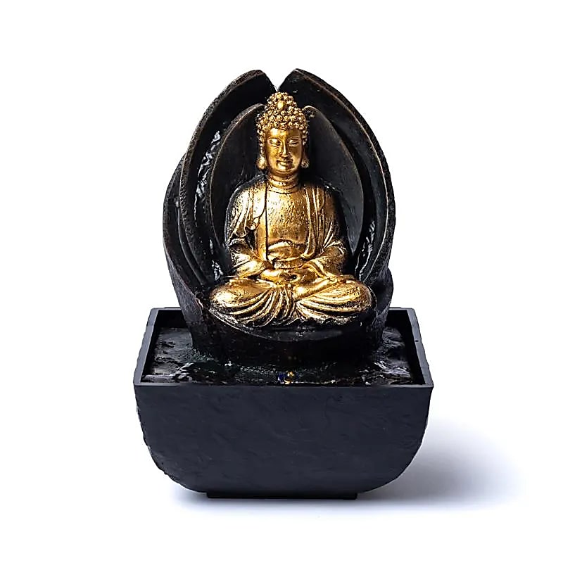 Mediterande Buddha fontän