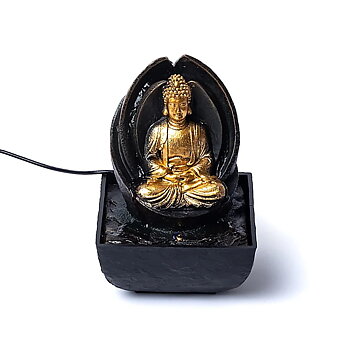 Mediterande Buddha fontän
