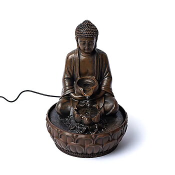 Buddha vatten fontän
