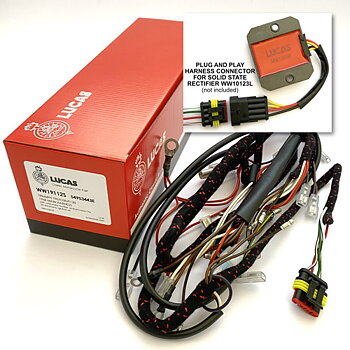 KABELHÄRVA TRIUMPH 500/650, 1969-70