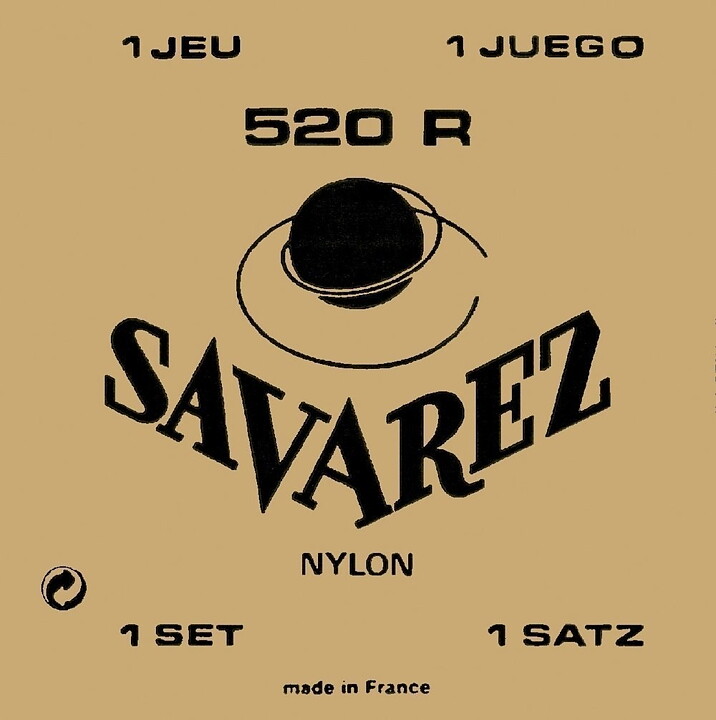 Savarez 520R Röd (rosa) High Tension, set