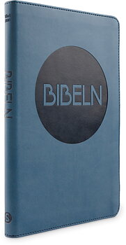 Bibel 2000 Slimline - Blå konstskinn