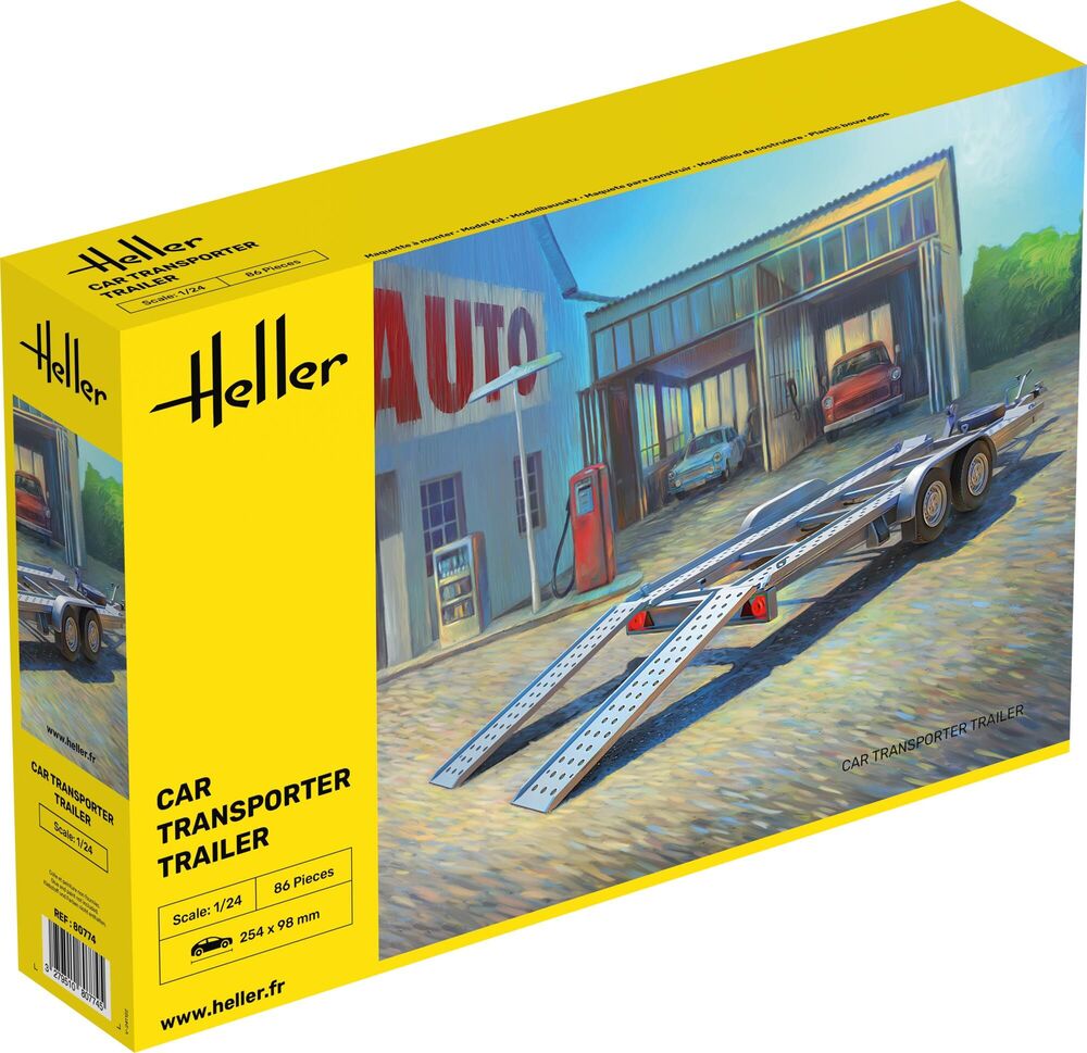 1/24 CAR TRANSPORTER TRAILER