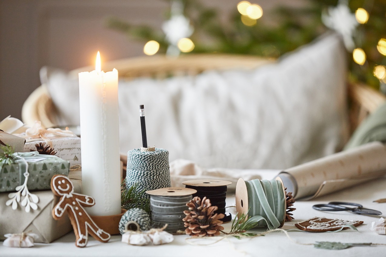 Date candle - Calendar candle - Stearin candle - Nordic White - 4
