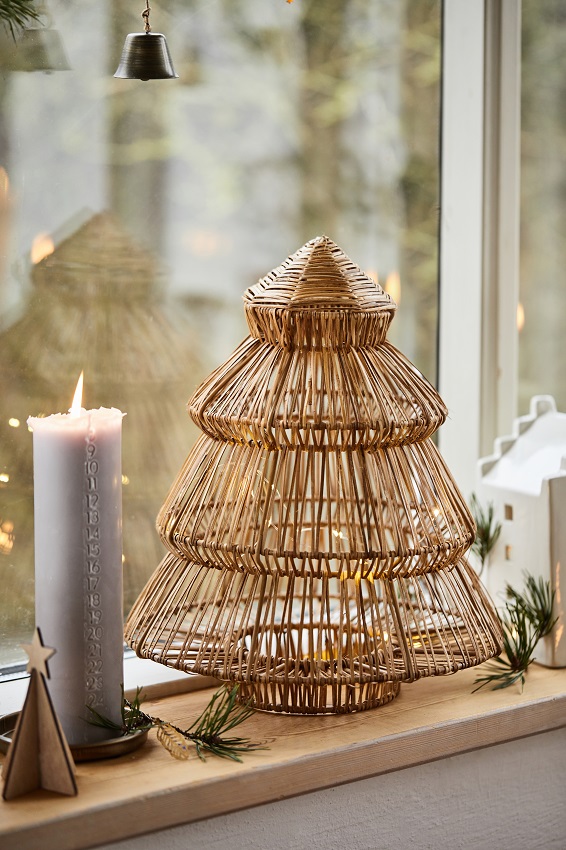 Date candle - Calendar candle - Stearin candle - Nordic Grey - 3