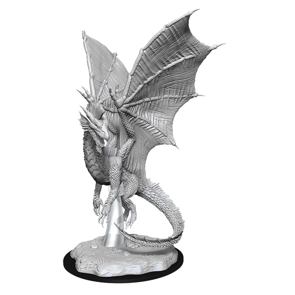 Dungeons and Dragons: Nolzur's Marvelous Miniatures - Young Silver Dragon