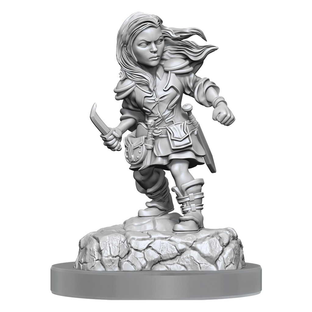Dungeons and Dragons: Nolzur's Marvelous Miniatures - Halfling Rogue Female - 3