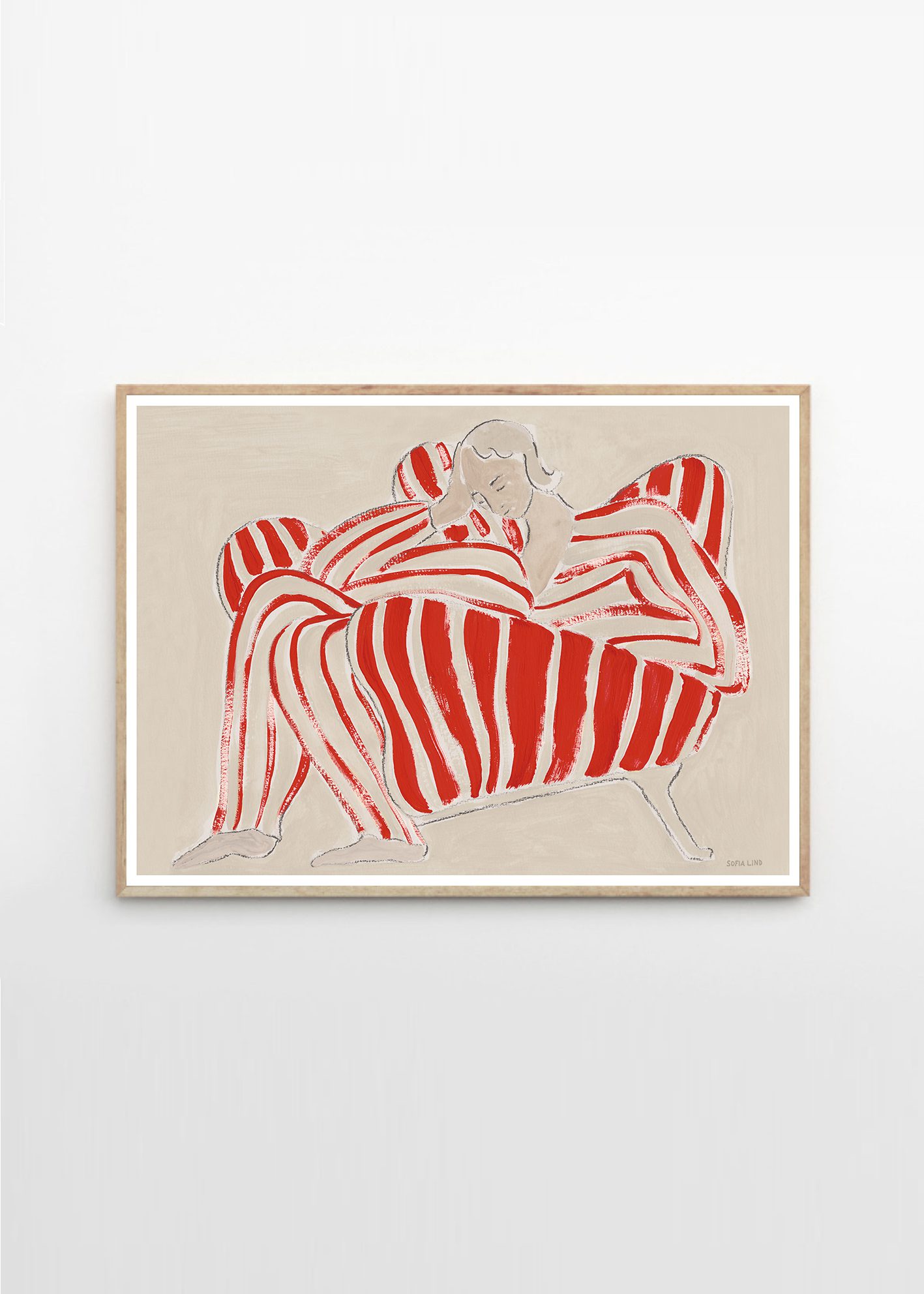 Poster Red Chair 50x70 cm - 3