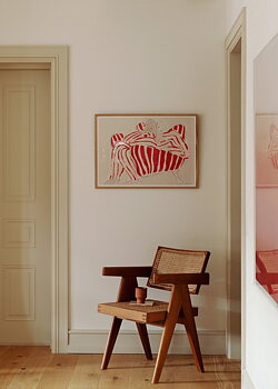 Poster Red Chair 50x70 cm