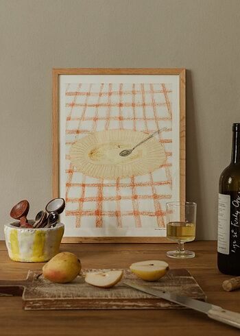 Poster Plato Hondo 30x40 cm