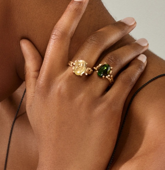 BoHo Ring Small 18k med Rutilkvarts - 4