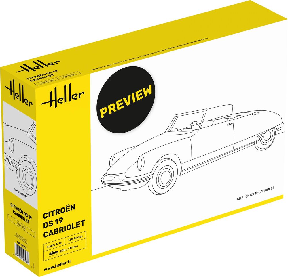 1/16 CITROEN DS 19 CABRIOLET