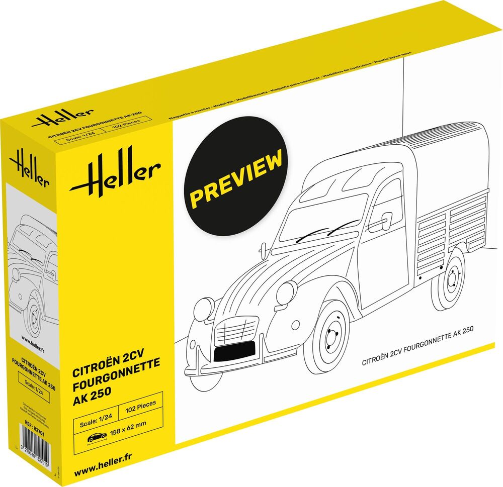 1/24 CITROEN 2CV FOURGONETTE AK 250
