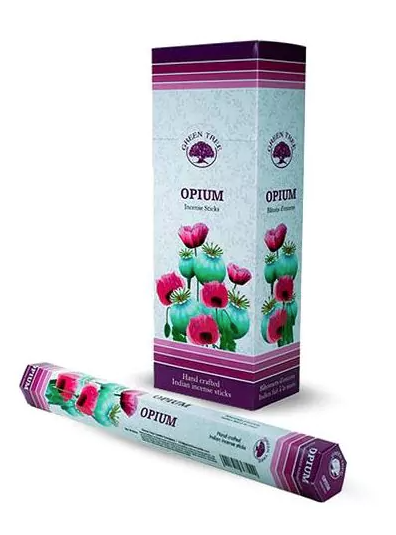 Opium Rökelse  - Green Tree Hexagram Paket