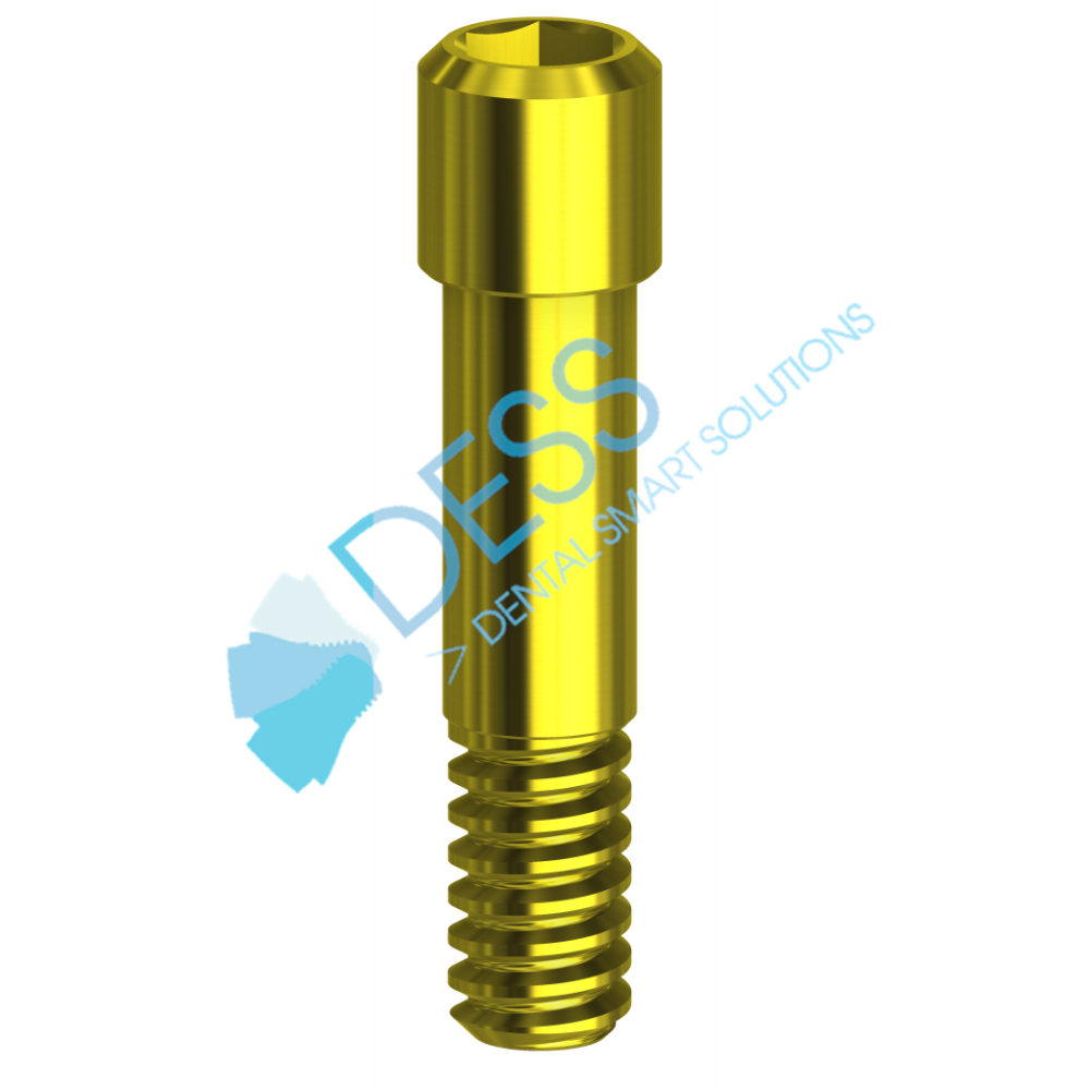 Screw TIN coated for 3i Certain® NP/RP/WP