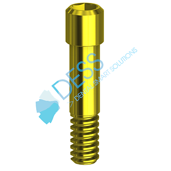 Screw TIN coated for 3i Certain® NP/RP/WP