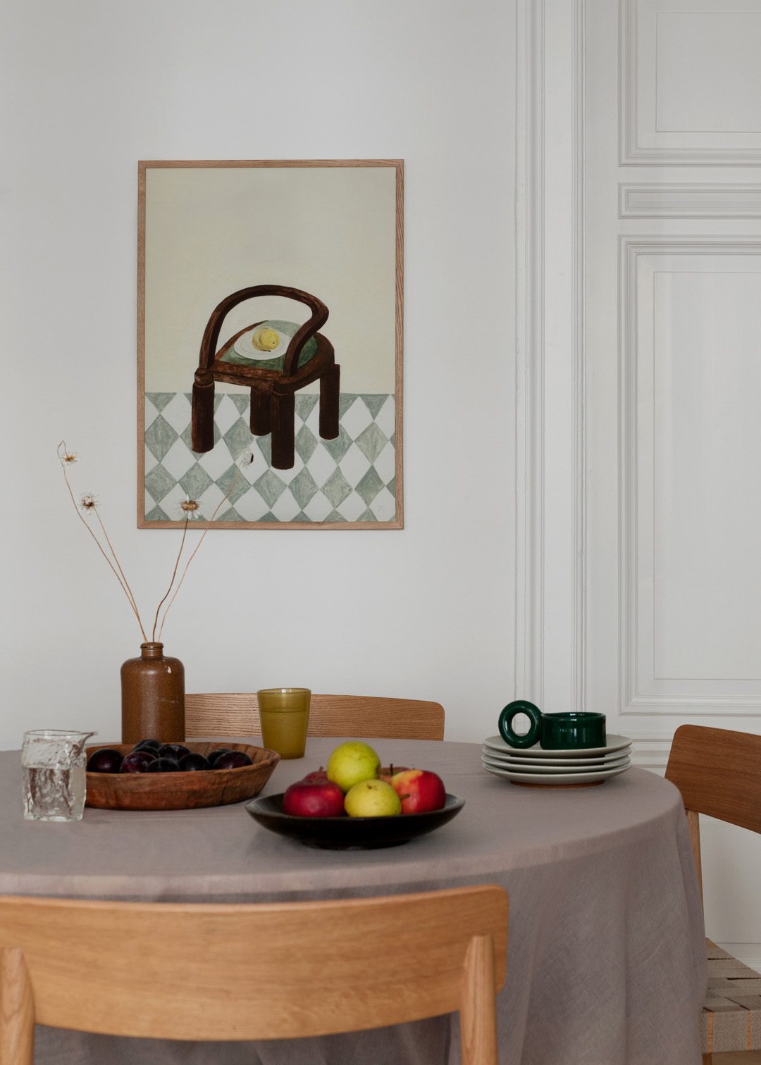 Poster Chair with Fruit 50x70 cm - 3