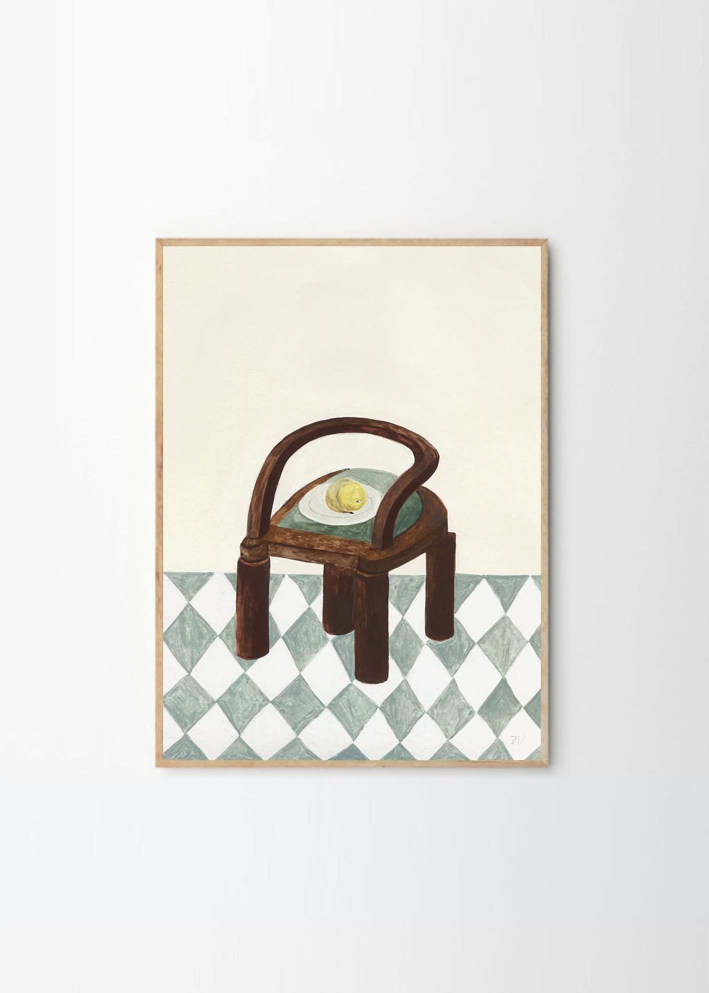 Poster Chair with Fruit 50x70 cm - 4