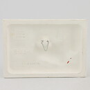 Staffan Johnson (1980s) White Wall Plaque with Capercaillie Motif 15 cm (2)