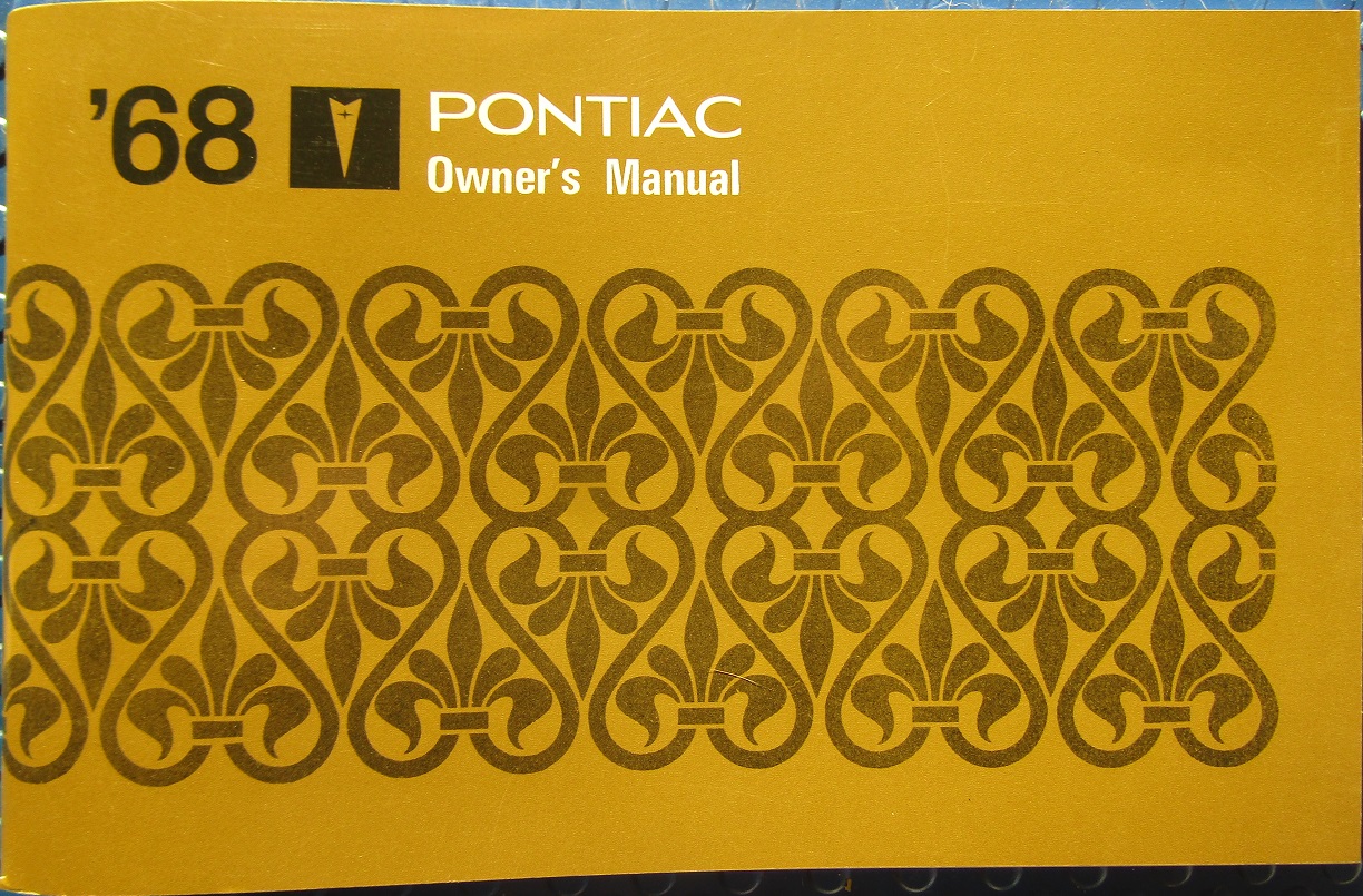 1968 Pontiac Owner's Manual alla modeller