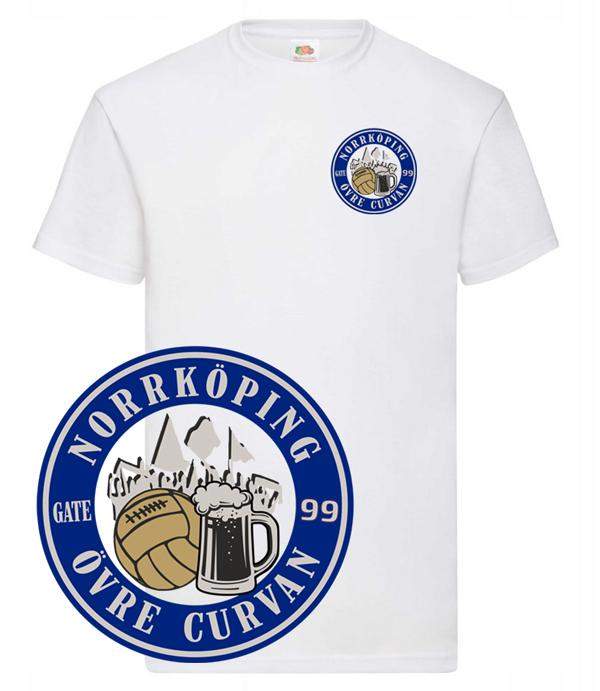 Övre Curvan - logga - T-shirt (Vit)