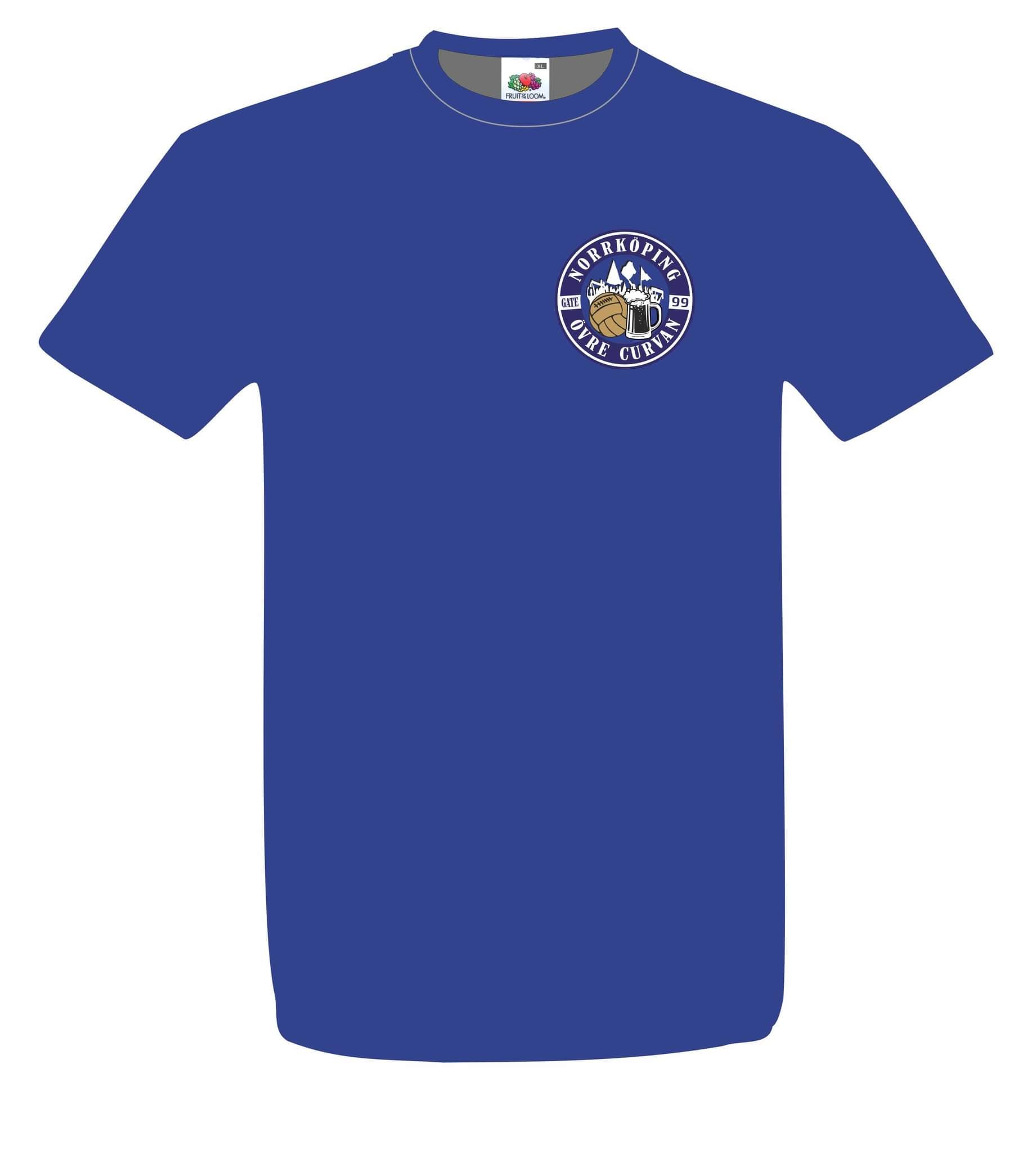 Övre Curvan - logga - T-shirt (Blå)