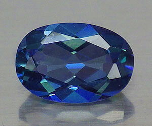 Beautiful 6.2x4.2mm oval natural azotic blue topaz with top luster