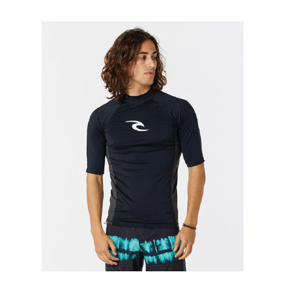 Rip Curl rashguard waves upf perf s/s  black