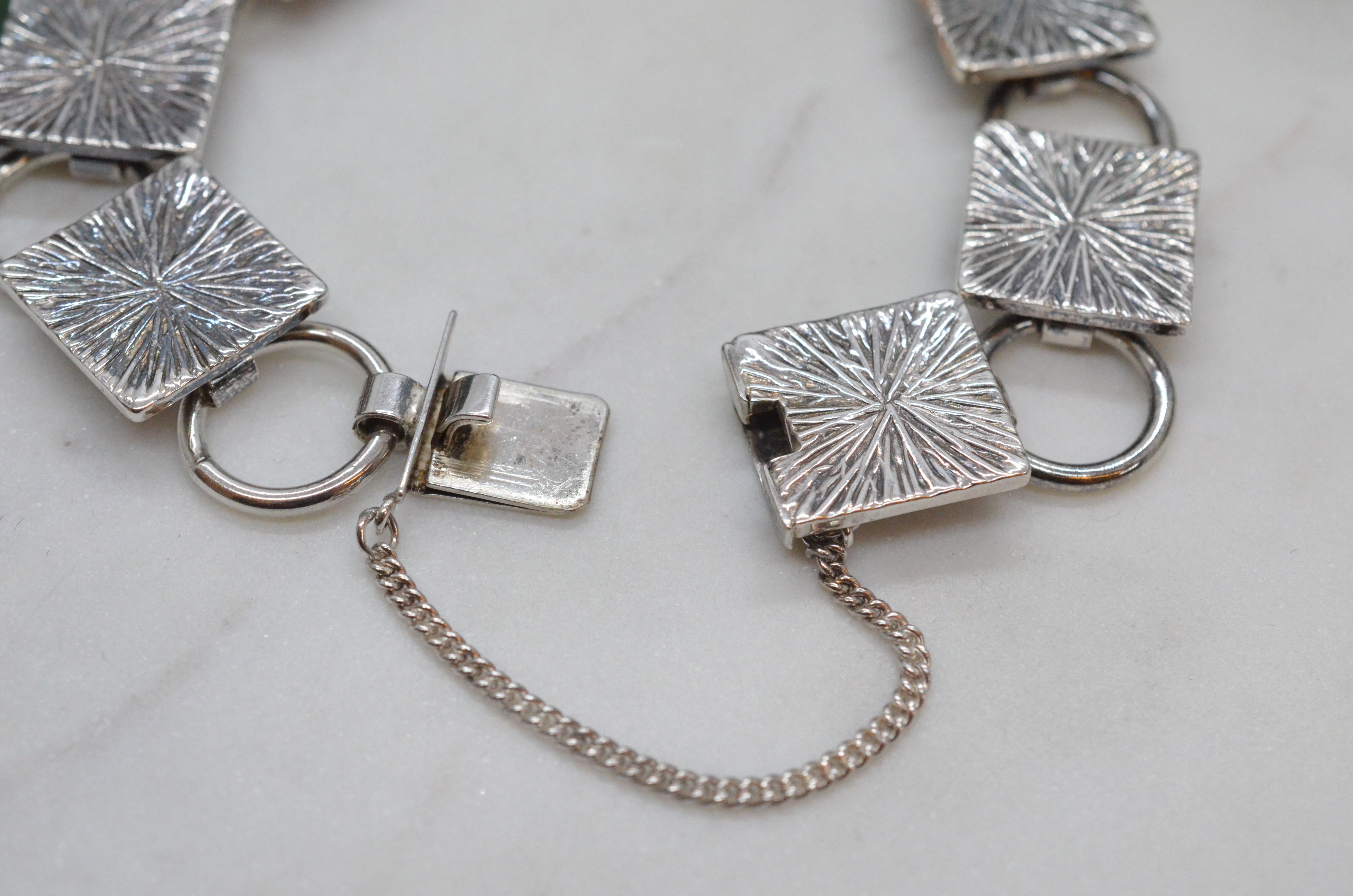Vintage armband i silver, Victor Jansson 1970 - 3