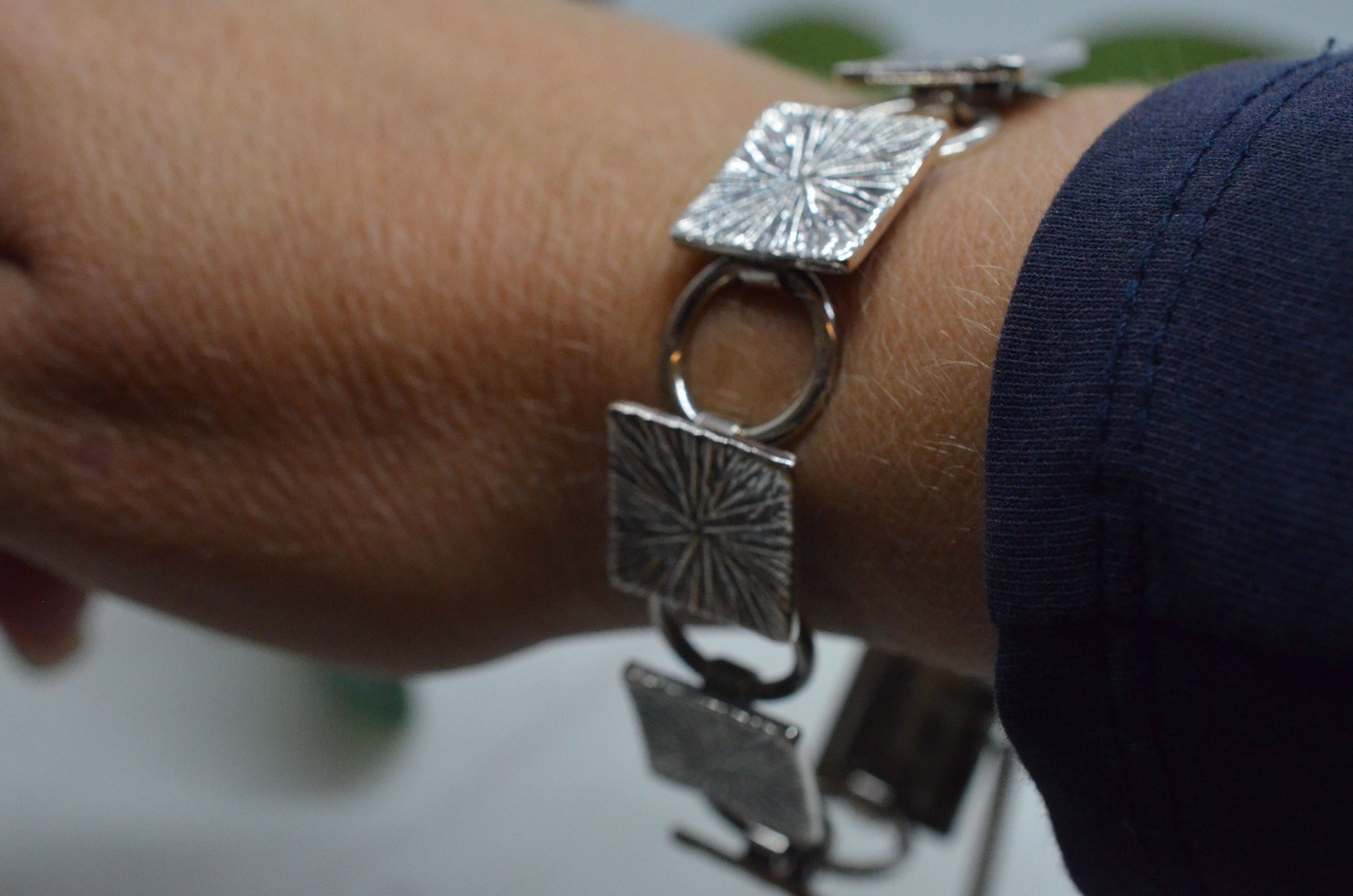Vintage armband i silver, Victor Jansson 1970 - 5
