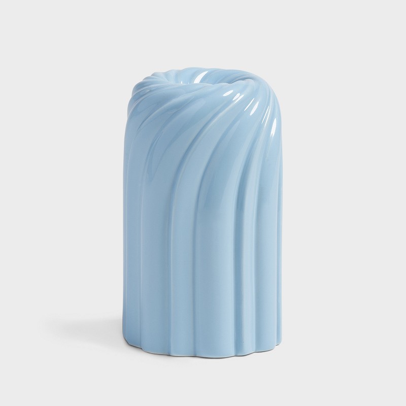 Ljusstake Turban Ljusblå