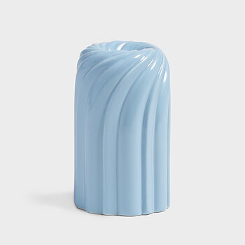 Ljusstake Turban Ljusblå