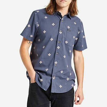 Brixton - Charter Print S/S Ombre Blue Bandana Floral