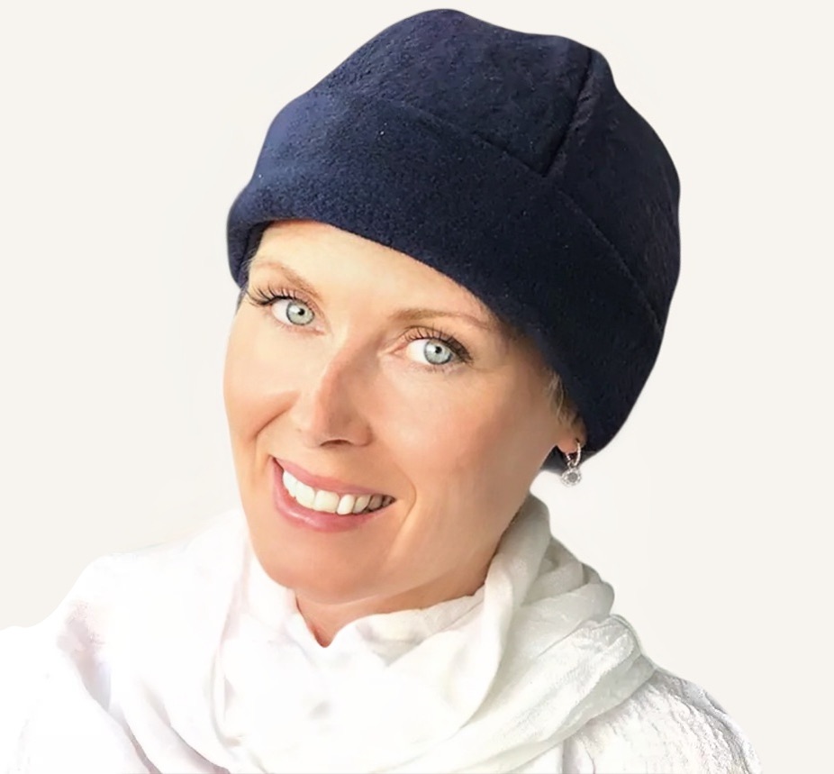 Fleece marinblå