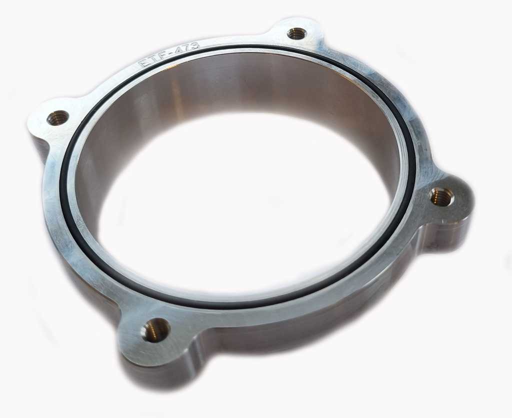Svetsfläns till Bosch e-spjäll 74mm