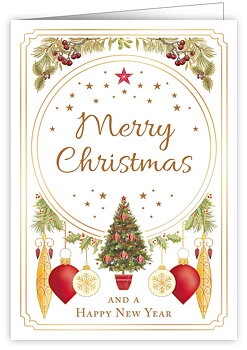 Merry Christmas Decoration, Greeting Card