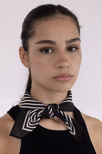 Neo Noir - Judy Line Scarf Small Black